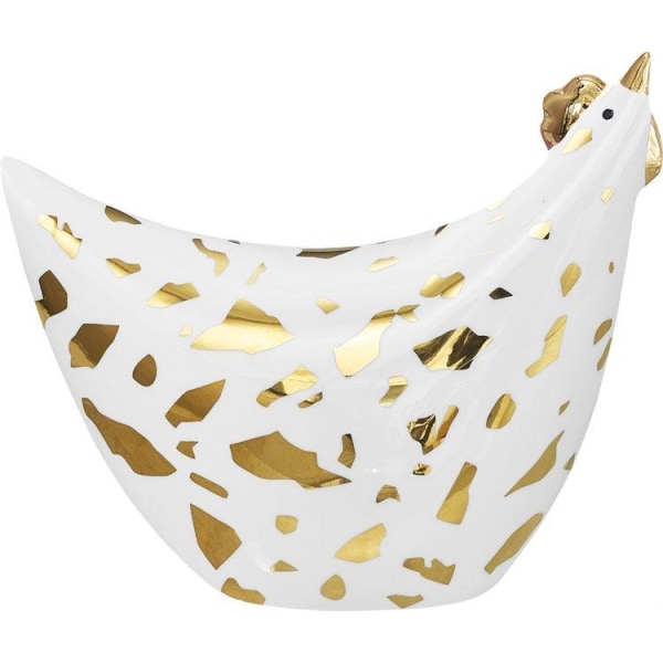 Goldienett valkoinen/kultainen 12 cm pääsiäiskulttisuunnittelu White