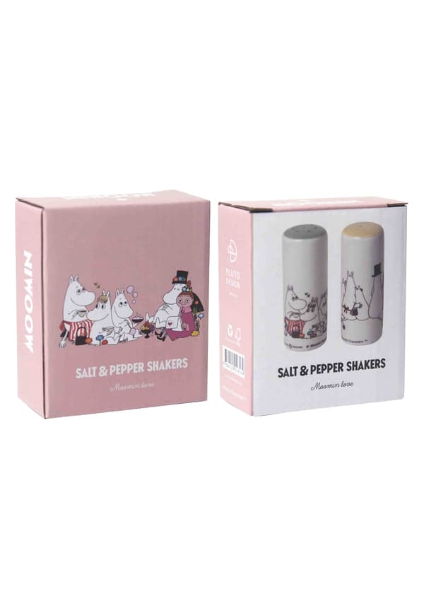 Salt &amp; Peppar Mumin Love 2-pack White