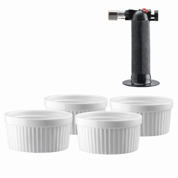 Fire Bryleset Creme Brulee 5 delar Dorre White 8,5 x 5 cm