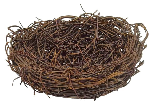 Påskpynt Fågelnäste 10 cm Cult Design Brun