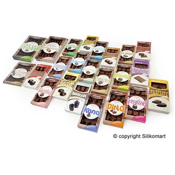 Silikomart Easy Choc Pralinform Spoon Brown