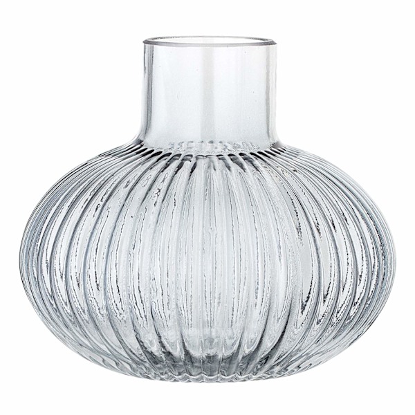 Bloomingville Tinka Vas, Grå, Glas Grey