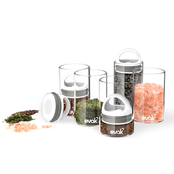 Mini Evak Förvaringsburk 170 ml Prepara White vit