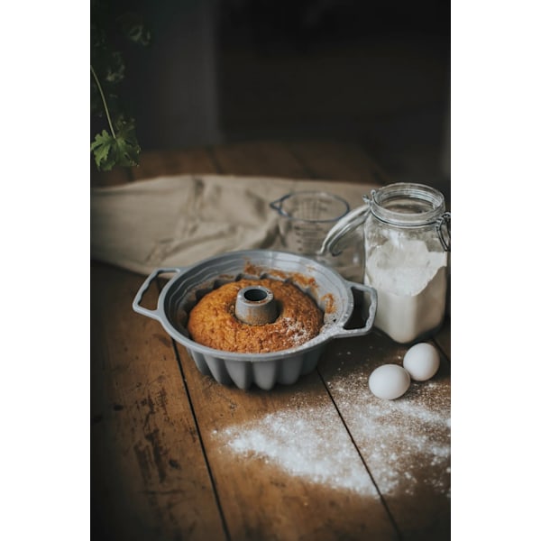 Sockerkaksform silikon Ø23,5 cm Cookie grå