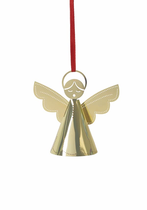 Hänge Sjungande Ängel 3D Guld
