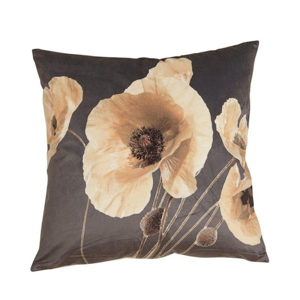 Kuddfodral Vallmo 48x48 Lin Beige