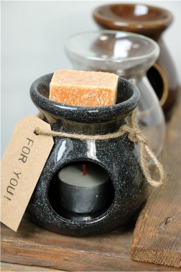Aromalampa Vesuvius Svart Ø 10 Black