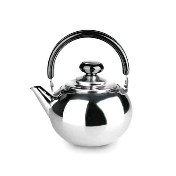 Te- og kaffekande med indbygget tefilter i 2 størrelser Silver 1,4L