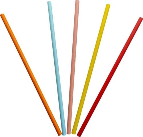 Papperssugrör Pastellmix 20-pack 20 cm FSC – Festive multifärg