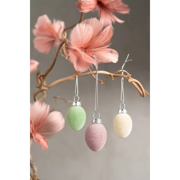 Ägg Glas Sammet Färg Mix 9-pack A lot multifärg
