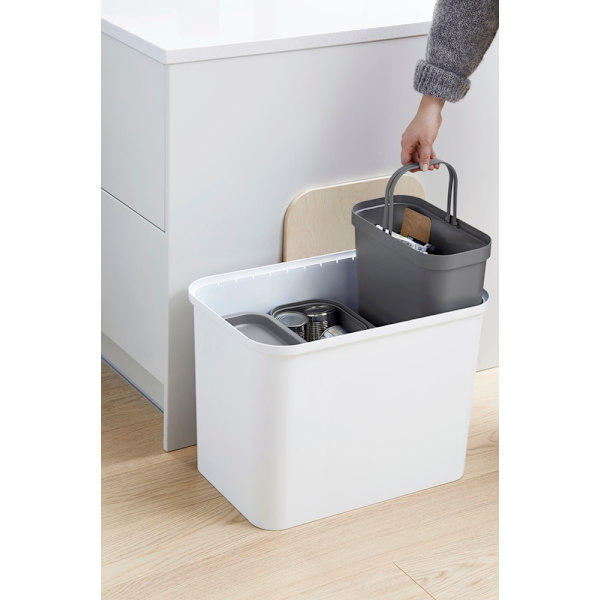 SmartStore Collect 76L m lock och insatser Vit Vit