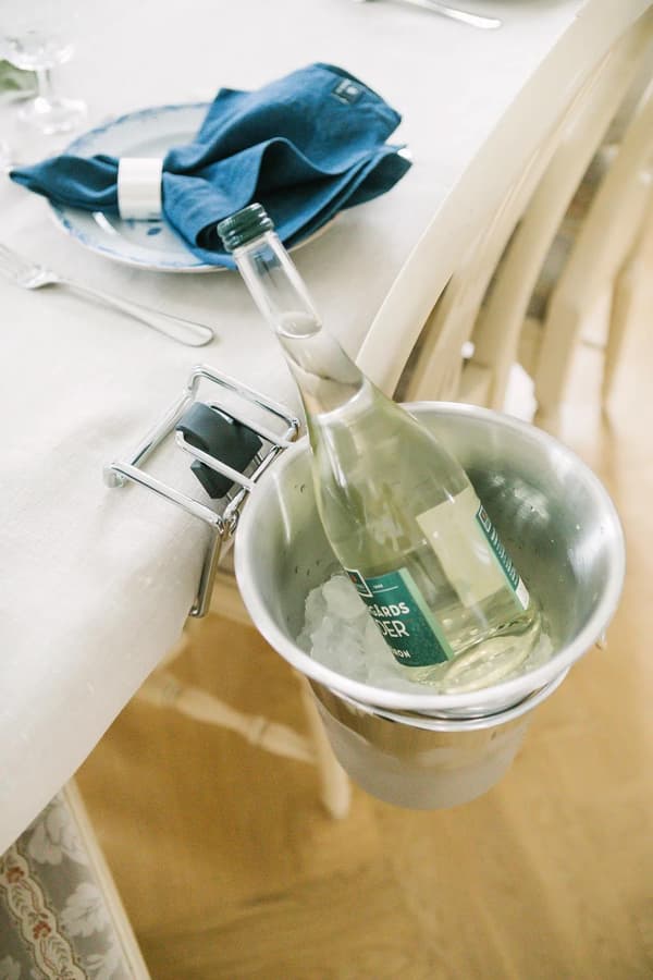 Beckett Bordshållare Vin- & Champagnekylare Krom