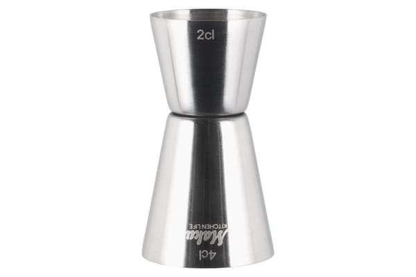 Mätglas Jigger 2 cl / 4 cl – Rostfritt Stål | Maku Silver