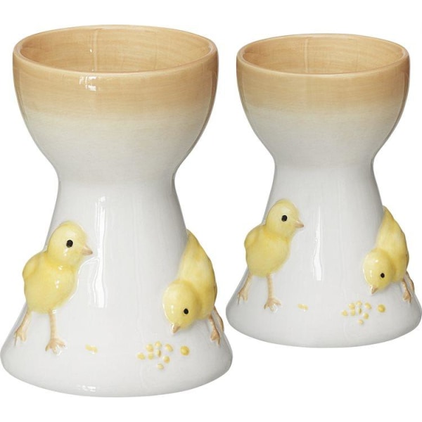 Brunetta Egg Cup 2-pakkauksen Cult Design Yellow