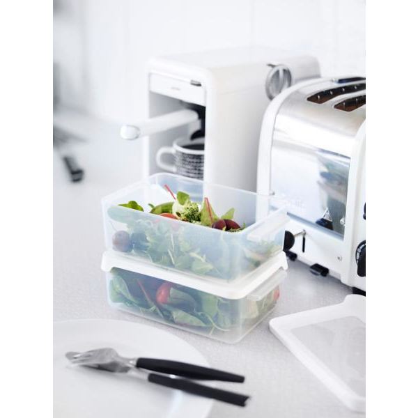 Lounasrasia Valkoinen m lukko Gastromax Transparent 0,6 L
