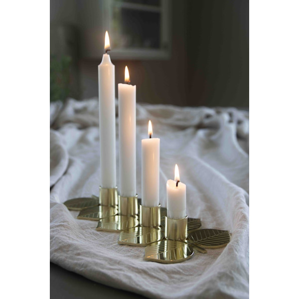 Berså Ljusstake 4 ljus Stig L Pluto Design Guld