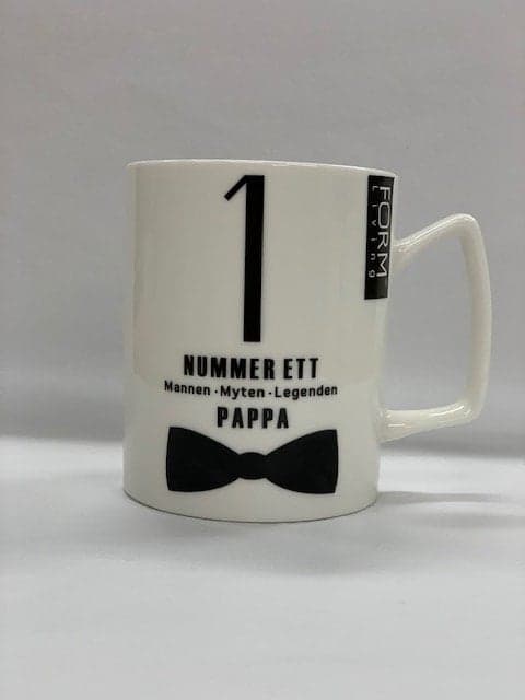 Till Pappa Mugg 2-pack, Fars dag White