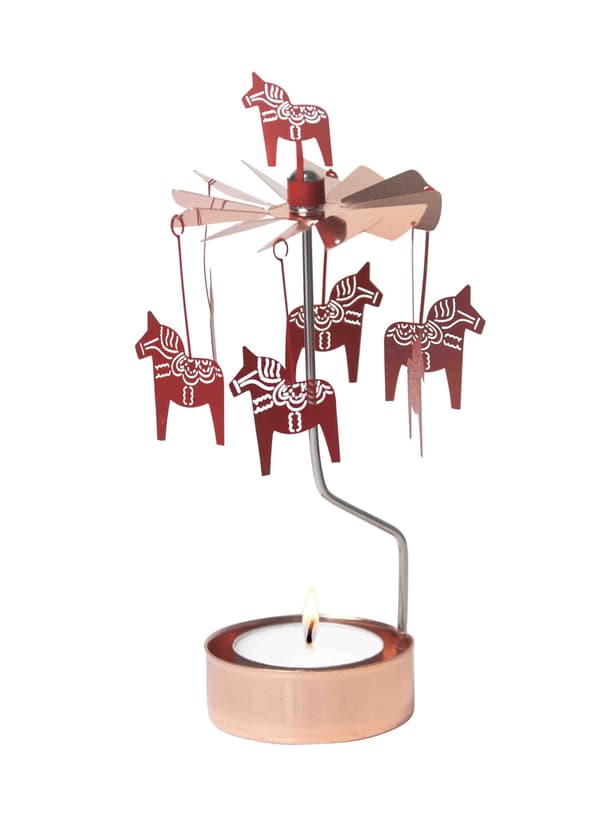 Änglaspel Dalahäst - Dalahorse Rosa guld