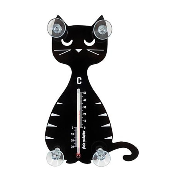 Termometer Tricky Cat Black