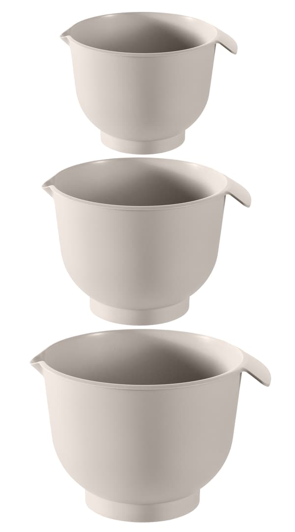 Vispskål set 1,5+2+3 L Gastromax Ljusgrå