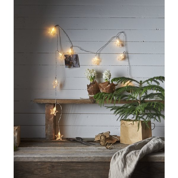 Ljusslinga Clippy LED 10 clipsstjärnor 1,8 M White