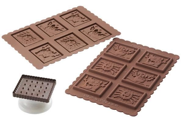 Utstickare Cookie Choc Silikon Silikomart Brown Monster