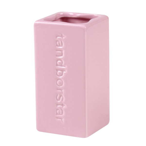 Tandbørstevase Cube12 cm Cult Design Light pink