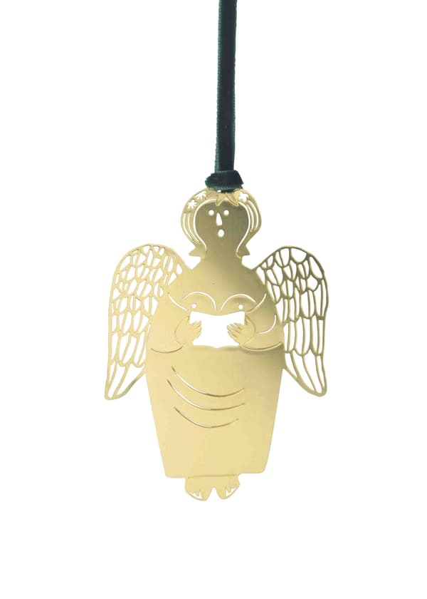 Hänge Stig L Gingerbread Angel Guld