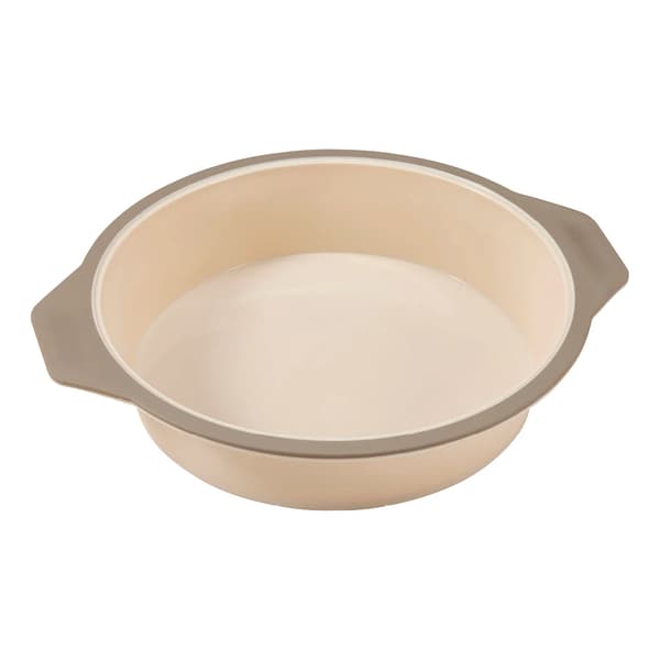 Bakform rund silikon Ø23 cm Cookie Beige