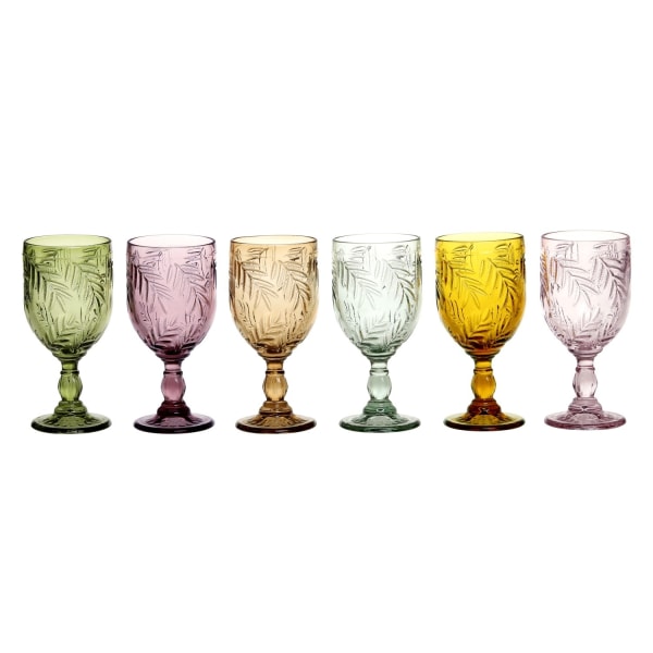Saint-Émilion Viinilasit 6-pakkaus eri väreillä Multicolor