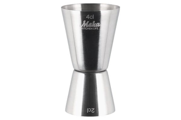 Mätglas Jigger 2 cl / 4 cl – Rostfritt Stål | Maku Silver