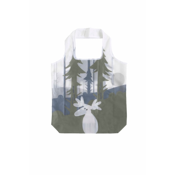 Shopping bag / väska Älg i skog Green one size