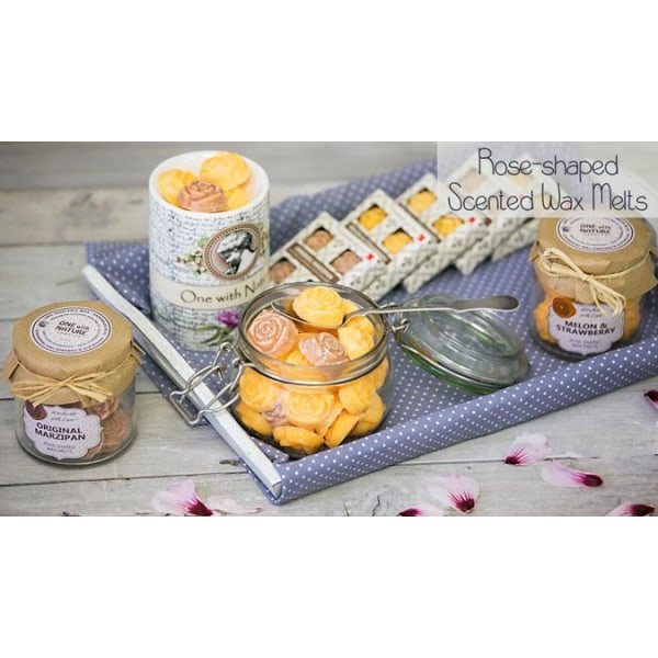 Doftvax i Glasburk 18-p  O.W.N Apricot