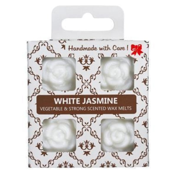 Tuoksuvaha 6 x 4 kpl O.W.N kynttilöitä White White Jasmine