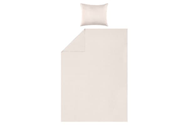 Påslakanset Silkeslen Bambu – Sand 150x210 cm Sand