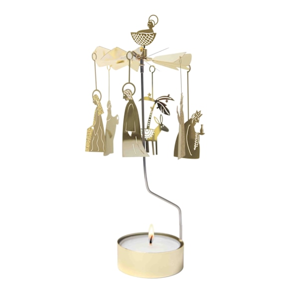 Änglaspel Stort Baby Jesus & Friends Gold