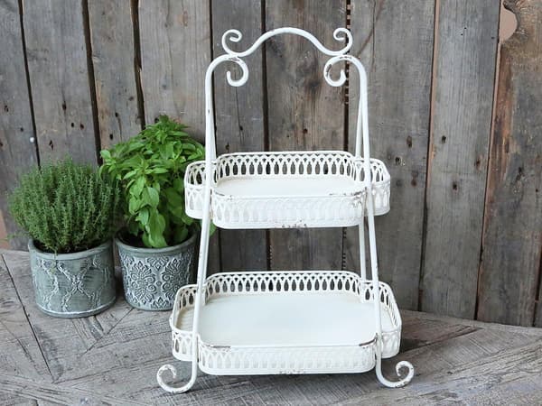 Hylla / Etagehylla m dekorkant Chic Anitque Bone white