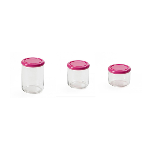 Sanaliving Förvaringsburk Rund set 3 delar Multicolor