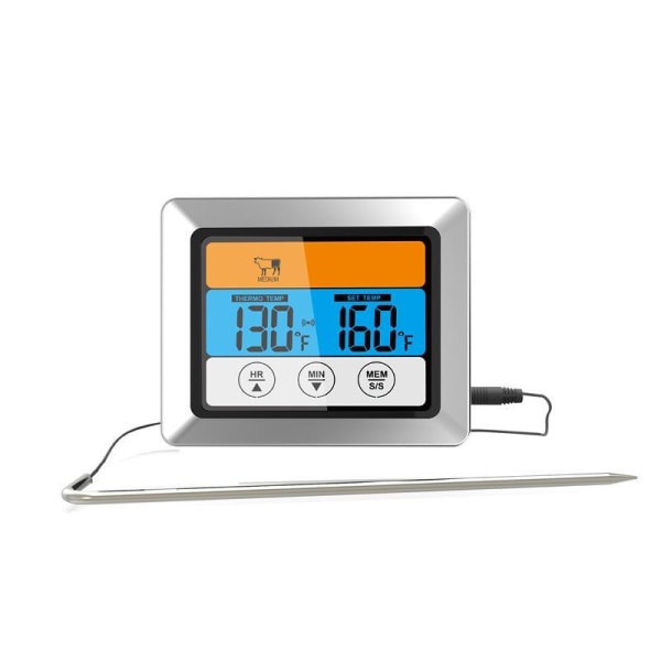 Stektermometer Digital Lång Sladd Dorre Black 10 cm