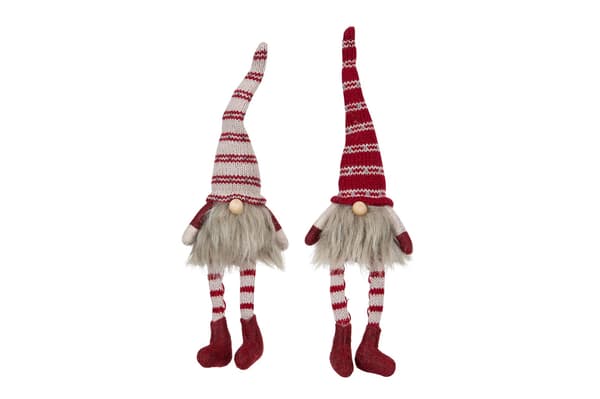 Tomte Sittande 28 cm A lot Decoration Red