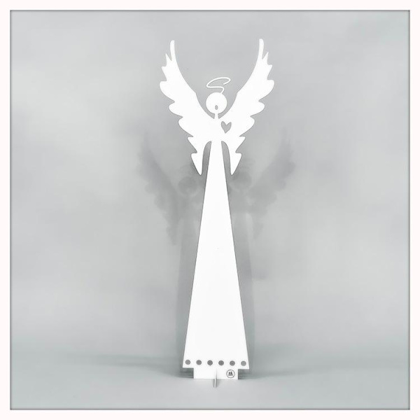 Ängel mini  - VILA vit 26 cm White
