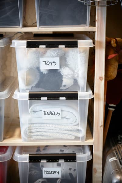 Etiket/holder 12-pak SmartStore Transparent