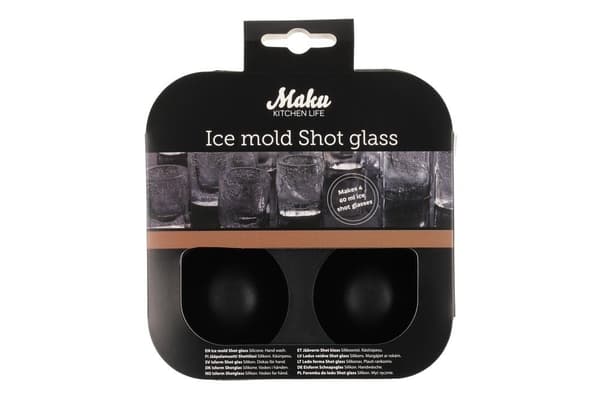 Isform Shotglas Silikon Maku Svart