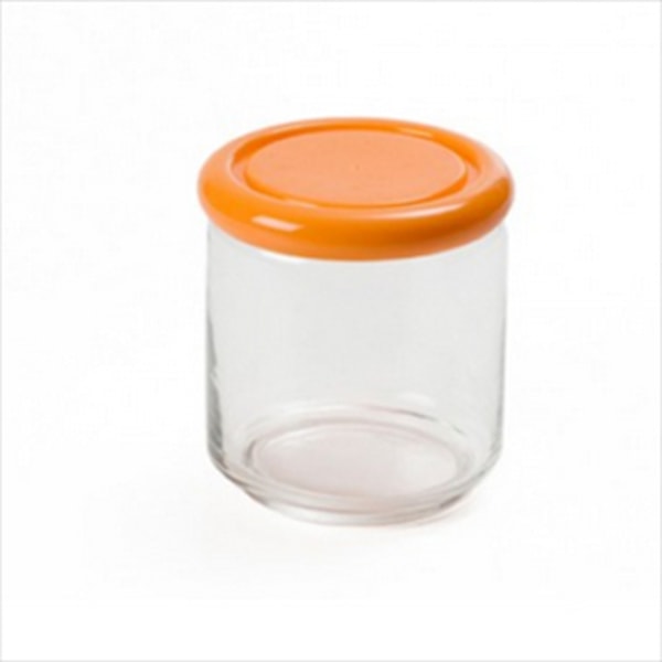 Sanaliving Förvaringsburk Rund 1 L Anti-Bakteriell Orange