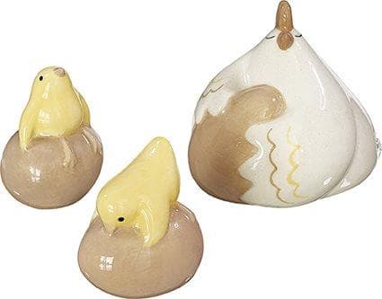 Mini-mini-påsk 3 pack 2:a hand sortering Vit