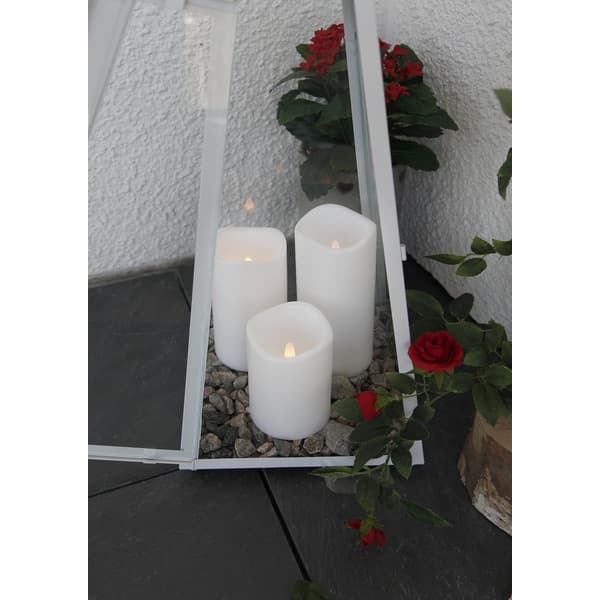 Blockljus Paul 3-pack Inne/Ute LED White