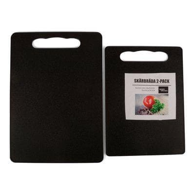 Skärbräda 2-pack Svart Senso Kitchen Black