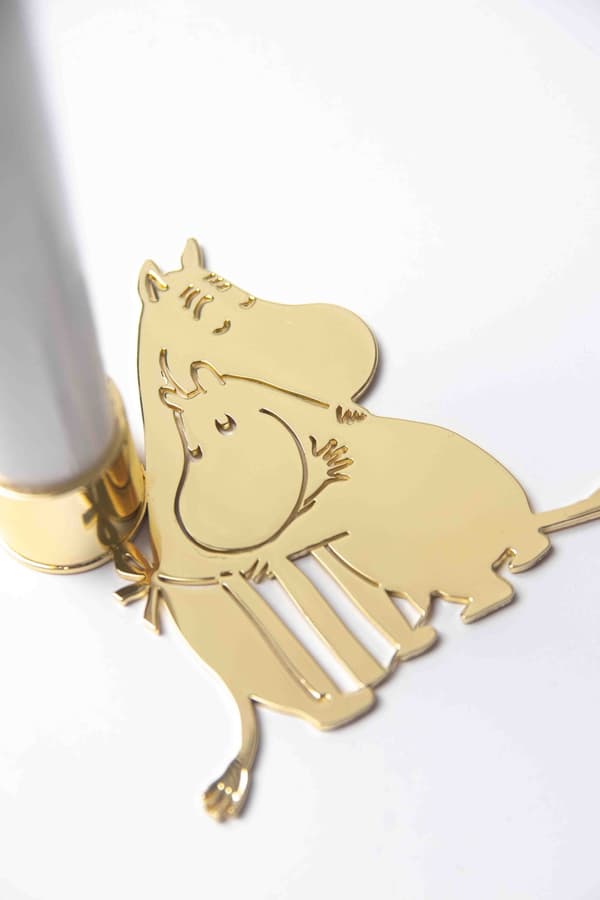 Ljusstake Mumin Love Pluto Design Gold