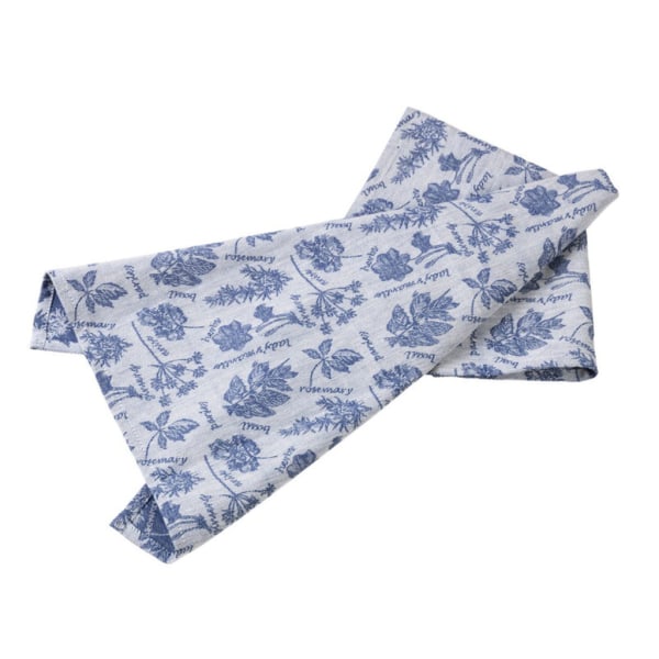 Bastian Håndklæde Urter 2-pak 80x50 cm Blue