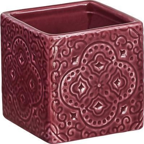 Cube Bowl Orient Cult Design Wine red
